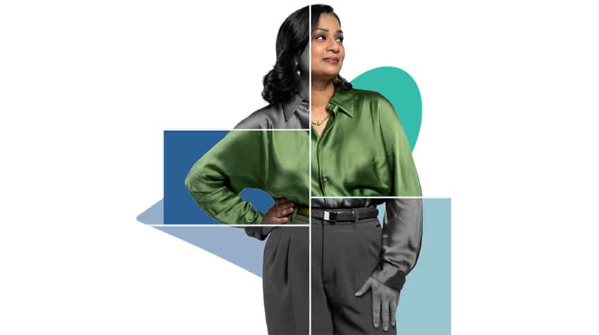 Woman contemplating best corporate leadership training programs using an all-access leadership development subscription to proven content from CCL Passport, a 