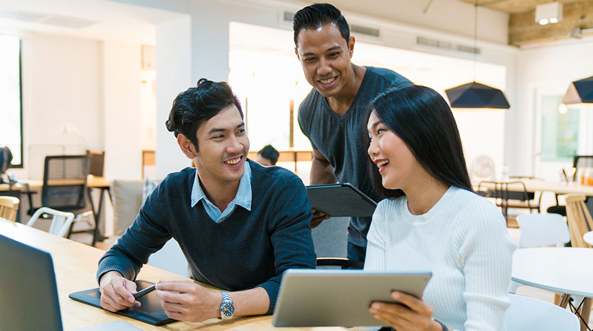 People talking about the organizational culture consulting services and corporate culture change consulting by the center for creative leadership (CCL) leadership