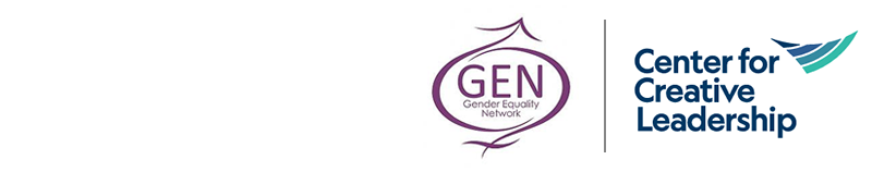 Gender Equality Network and the Center for Creative Leadership logos