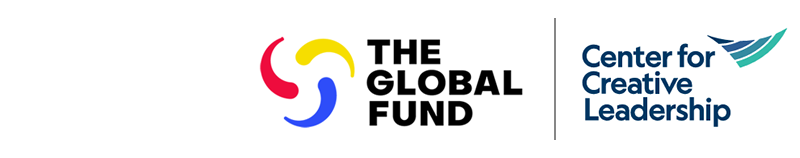 The Global Fund and the Center for Creative Leadership logos